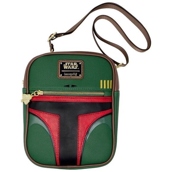 Loungefly X Star Wars Boba Fett Crossbody Bag NWT - Picture 1 of 3